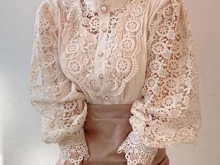 Sale Luxury Lace Blouse For Discount