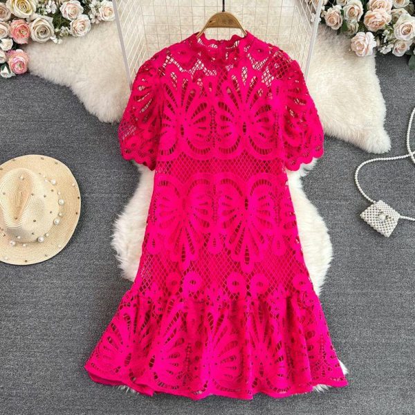 Anfisa Crochet Dress For Discount