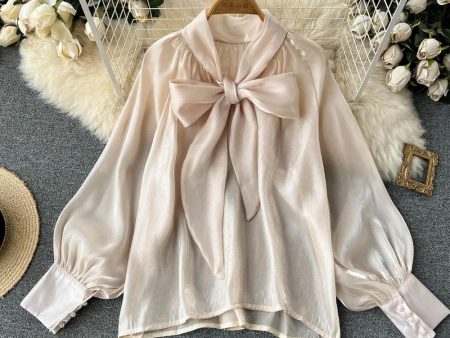 Mabel Bow Top For Cheap