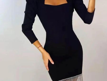 Alora Statement Embellished Dress on Sale