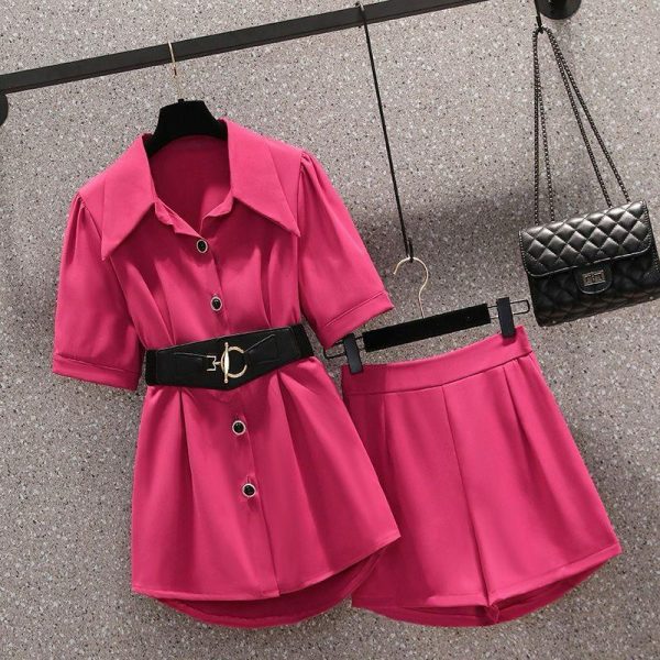 Absidee Coord Set with Belt Cheap