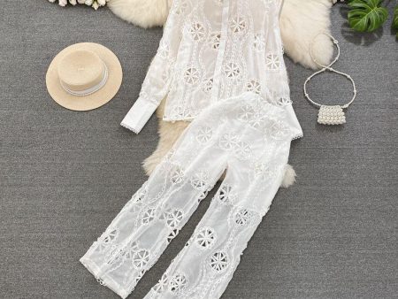 Belleza Summer Coord Set in White Online