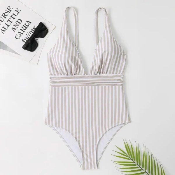 Arabella Stripped Swimsuit Cheap