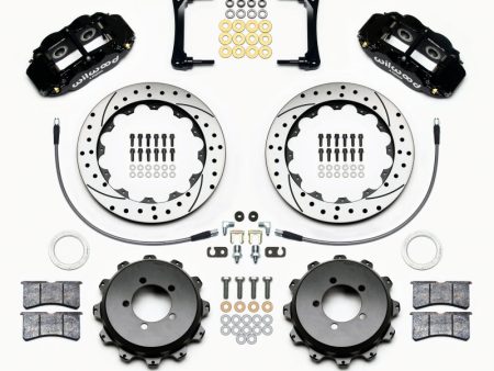 Wilwood Narrow Superlite 4R Rear Kit 12.88in Drilled 2008-2012 Subaru WRX w Lines Online now