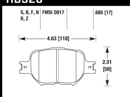 Hawk 01-05 Celica GT GT-S 05-08 tC Performance Ceramic Street Front Brake Pads For Sale