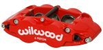 Wilwood Caliper Forged Narrow Superlite L H FNSL6R-DS Dust Seal 1.62 1.12 1.10in Rotor Width - Red Cheap