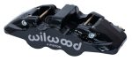 Wilwood Caliper - Aero4-DS Forged Four-Piston Caliper Black 1.12in Piston 1.10in Rotor - Black Hot on Sale