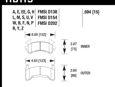 Hawk Buick   Cadillac   Chevrolet   GMC   Isuzu   Oldsmobile   Pontiac Blue 9012 Race Brake Pads For Discount