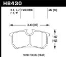 Hawk 00-07 Ford Focus HPS 5.0 Rear Street Brake Pads For Cheap