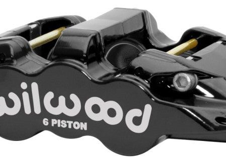 Wilwood Caliper - Aero6-DS Forged Six-Piston Caliper - 6.52in Piston 1.25in Rotor - Black Discount