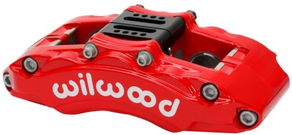 Wilwood Caliper - AT6 Lug Mount Red 1.75in 1.38in 1.38in Piston .75in Rotor - Left Side Fashion