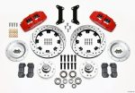 Wilwood Dynapro 6 Front Hub Kit 12.19in Drilled Red 79-87 GM G Body on Sale