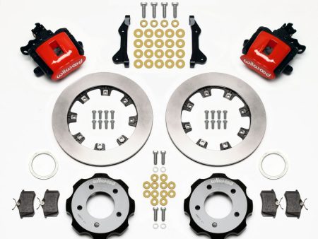 Wilwood Combination Parking Brake Rear Kit 12.19in Red 2006-Up Civic   CRZ For Sale