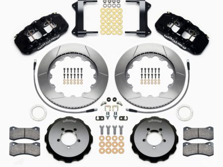 Wilwood AERO6 Front Hat Kit 14.00 1999-2012 Subaru WRX w Lines Cheap