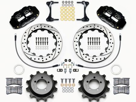 Wilwood Narrow Superlite 4R Rear Kit 12.88in Drilled 99-05 WRX   99-07 Impreza Fashion