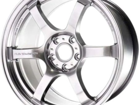 Gram Lights 57DR 18x9.5 +38 5-114.3 Grace Silver Wheel Sale