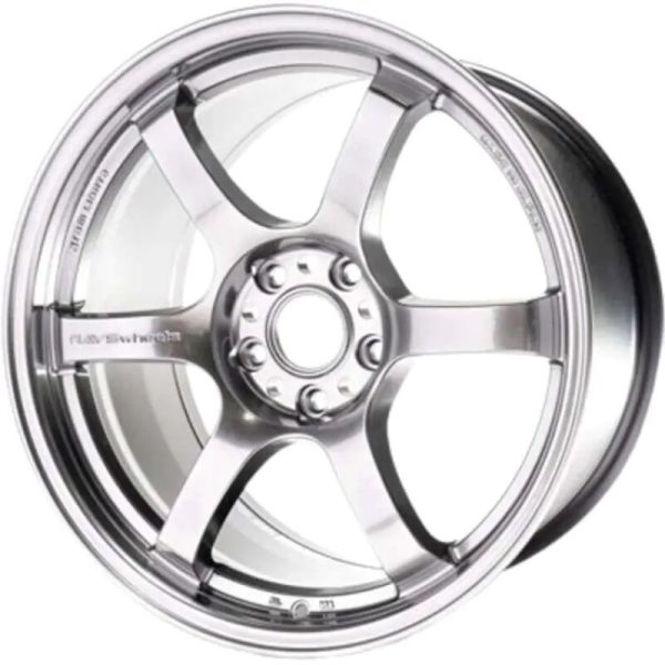 Gram Lights 57DR 18x9.5 +38 5-114.3 Grace Silver Wheel Sale