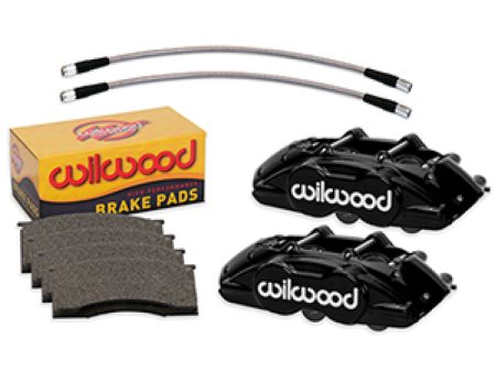 Wilwood 65-67 Ford Mustang D11 Calipers w  Pads & Lines - Black Online