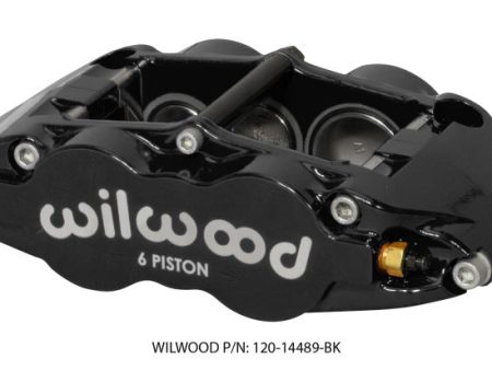 Wilwood Caliper Forged Narrow Superlite R H FNSL6R-DS Dust Seal 1.62 1.12 1.12,1.25 Rotor - Black Online now