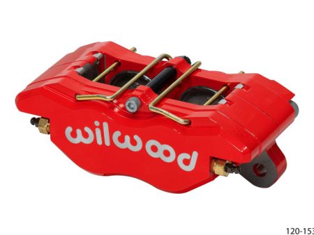 Wilwood Caliper - Off-Road Dynapro Narrow 5.25in Mount - 1.75 1.75in Pistons .38in Disc - Red Hot on Sale