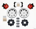 Wilwood Combination Parking Brake Rear Kit 11.75in Drilled Red Mini Cooper Hot on Sale