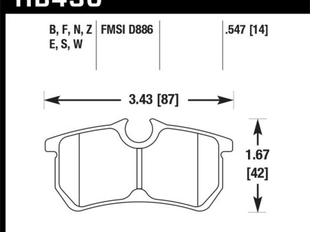 Hawk 00-07 Ford Focus HPS 5.0 Rear Street Brake Pads For Cheap