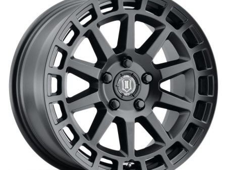 ICON Journey 17x8.5 5x108 38mm Offset 6in BS Satin Black Wheel Online Hot Sale