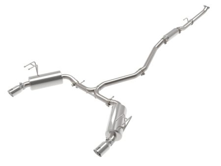 aFe POWER Takeda 2022 Honda Civic Stainless Steel Cat-Back Exhaust System w  Polished Tip Online