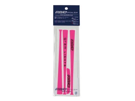 Gram Lights 57XTREME Spoke Sticker Luminous Pink (2 PCS) Cheap