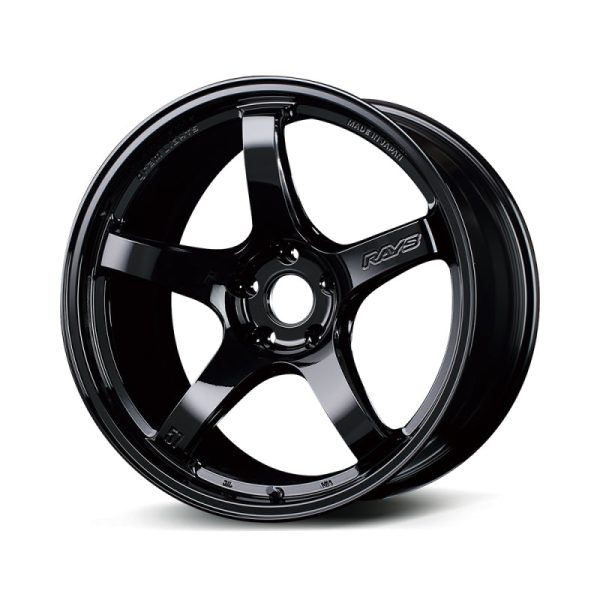 Gram Lights 57CR 18x10.5 +22 5x114.3 Gloss Black Wheel Discount