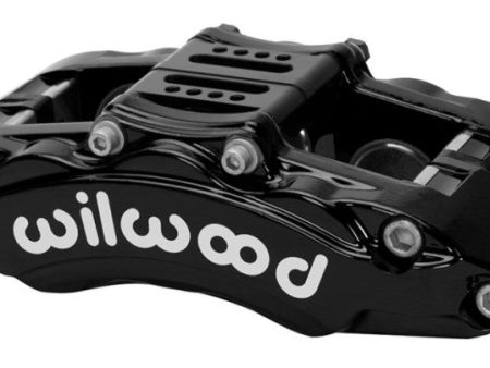 Wilwood Caliper - AT6 Lug Mount Black 1.75in 1.38in 1.38in Piston .75in Rotor - Right Side Online now