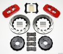 Wilwood AERO4 Rear Kit 14.00in Drilled Red 97-04 Corvette C5 Z06 05-13 C6 Fashion