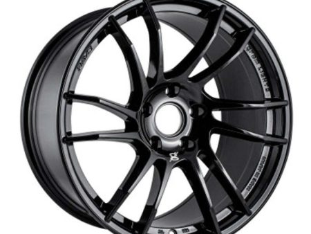 Gram Lights 57XR 18x9.5 +38 5-114.3 Glossy Black Wheel (Minimum Order Qty 20) Sale