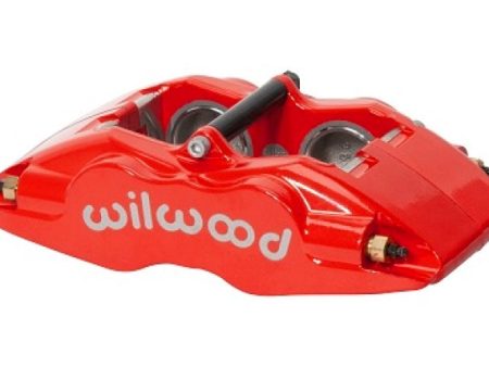 Wilwood Caliper - FSLI4 - Red 1.62in Piston 0.81in Rotor Fashion