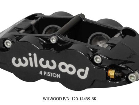 Wilwood Caliper Forged Narrow Superlite FNSL4R-DS Dust Seal 1.25 1.25 1.10in Rotor Width - Black Online Hot Sale