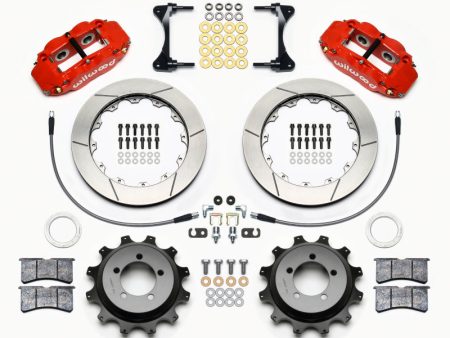 Wilwood Narrow Superlite 4R Rear Kit 12.88in Red 99-05 WRX   99-07 Impreza Online Hot Sale