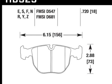 Hawk 01-03 BMW 530I 3.0L   97-03 BMW 540I 4.4L   96-01 740I 4.4L   00-03 M5 5.0L   01-06 M5 3.0L 4.4 For Sale