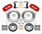 Wilwood AERO6 Front Hat Kit 14.00 Red 1999-2012 Subaru WRX w Lines For Sale