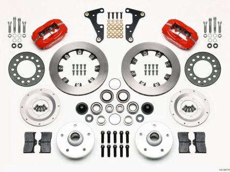 Wilwood Forged Dynalite Front Kit 11.75in Red 40-52 Oldsmobile For Cheap