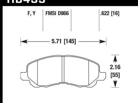 Hawk 00-05 Eclipse GT HPS Street Front Brake Pads Cheap