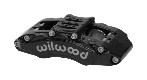 Wilwood Caliper - AT6 Lug Mount Black 1.75in 1.38in 1.38in Piston .75in Rotor - Left Side Hot on Sale