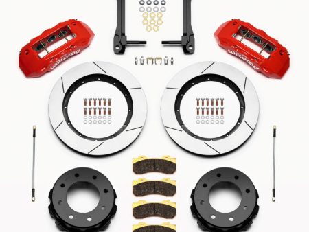 Wilwood TX6R Rear Kit 15.50in Red 2011-2015 GM Truck SUV 2500 For Sale