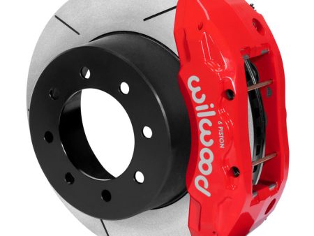 Wilwood TX6R Rear Kit 15.50in Red 13-17 Ford F-250 F-350 - 4WD For Sale