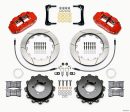 Wilwood Narrow Superlite 4R Rear Kit 12.88in Red 2008-2012 Subaru WRX w Lines Supply