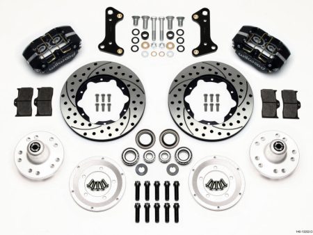 Wilwood Dynapro Dust-Boot Front Kit 11.00in Drilled 67-69 Camaro 64-72 Nova Chevelle Fashion